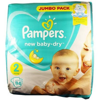 Pampers Подгузники New Baby-Dry Mini (4-8 кг) 94шт